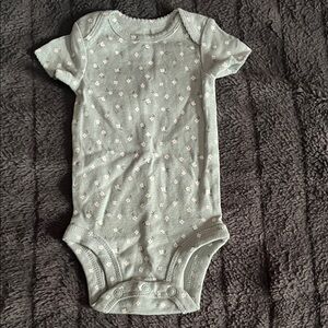 Carter's Mint Floral Bodysuit